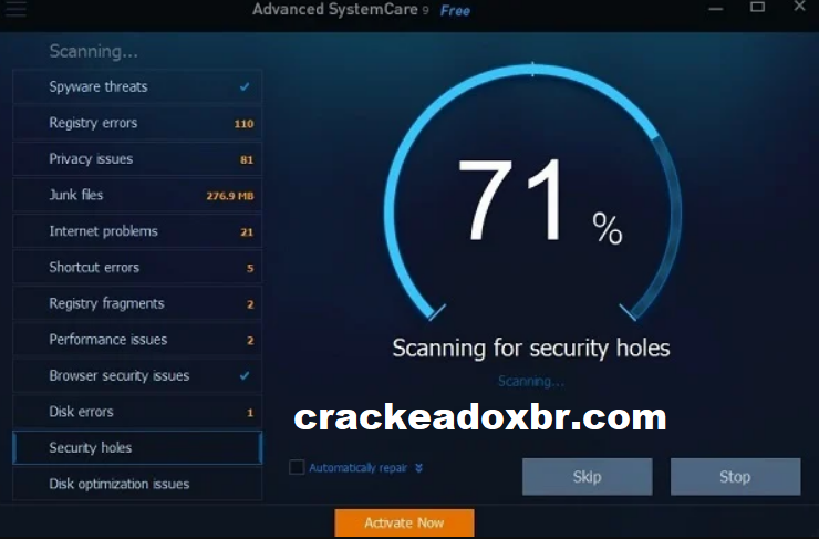 Advanced SystemCare Pro Crackeado